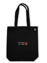 Load image into Gallery viewer, L&#39;aventure est belle Tote Bag - Black