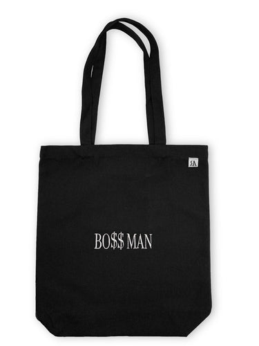 BO$$ MAN Tote Bag - Black