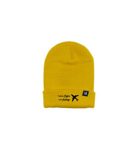 Catch Flights Not Feelings Beanie