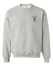 Load image into Gallery viewer, French Fries Before French Guys Crewneck - Grey