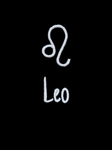 Leo Zodiac / Astrology Sign Cropped Hoodie