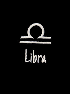 Libra Zodiac / Astrology Sign Cropped Hoodie