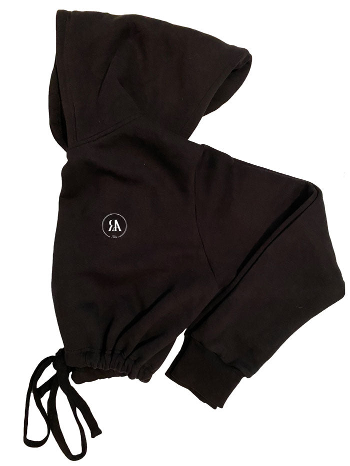 RA Attire Logo Cropped Hoodie