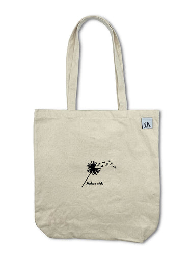 Make a Wish Tote Bag - Beige