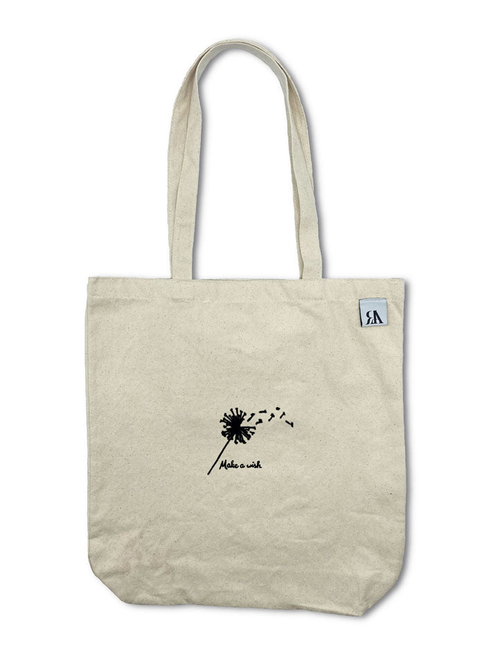 Make a Wish Tote Bag - Beige