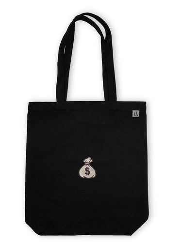 Money Bag Tote Bag - Black