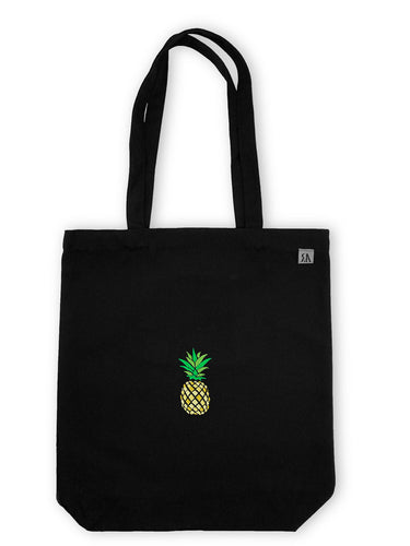 Pineapple Tote Bag - Black