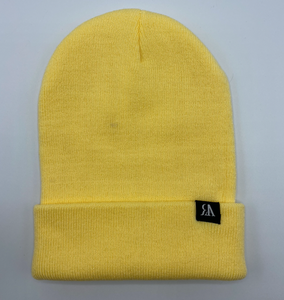 "Imperfect" Butter Yellow Beanie #1