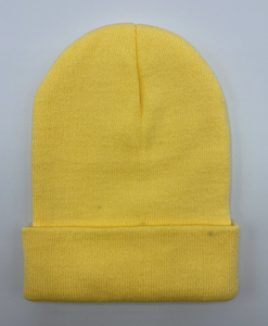 "Imperfect" Butter Yellow Beanie #1