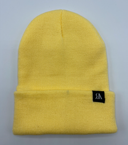 "Imperfect" Butter Yellow Beanie #2