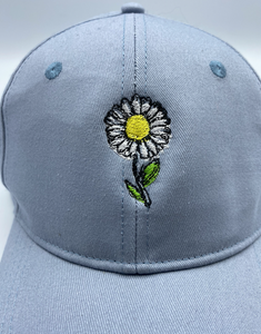 "Imperfect" Daisy Hat - Glacier Blue