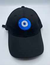 Load image into Gallery viewer, &quot;Imperfect&quot; Evil Eye Hat - Black