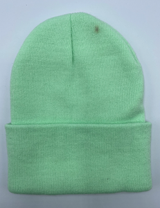 "Imperfect" Mint Green Beanie