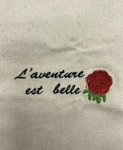 "Imperfect" L'aventure est belle Tote Bag