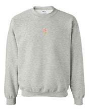 Load image into Gallery viewer, Single Rose Crewneck - Grey