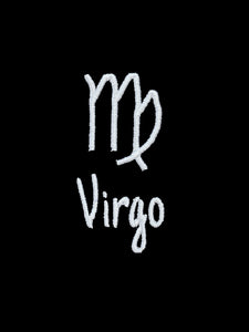 Virgo Zodiac / Astrology Sign Cropped Hoodie