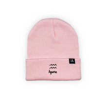 Load image into Gallery viewer, Aquarius Zodiac / Astrology Sign Beanie