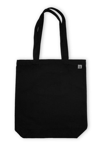 Simple Cotton Tote Bag - Black