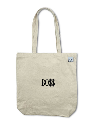 BO$$ Tote Bag - Beige