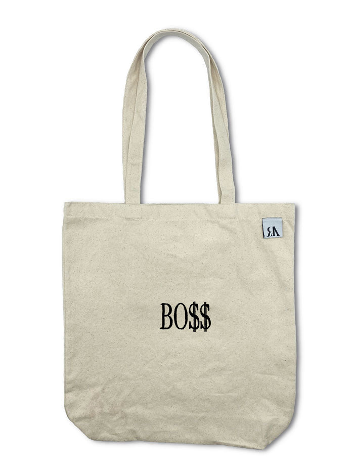 BO$$ Tote Bag - Beige