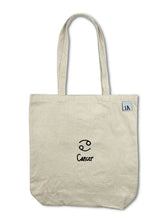 Load image into Gallery viewer, Cancer Zodiac / Astrology Sign Tote Bag - Beige