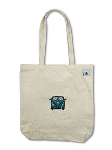 Hippie Van Tote Bag - Beige