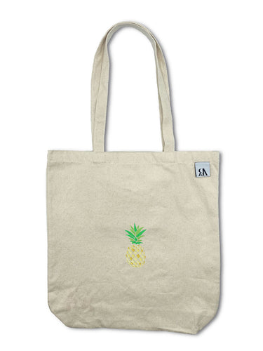 Pineapple Tote Bag - Beige