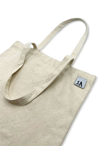 Single Rose Tote Bag - Beige