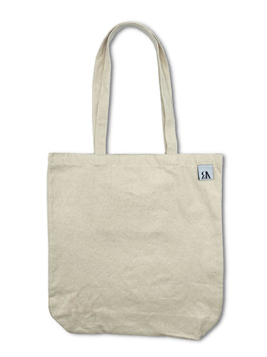 Simple Cotton Tote Bag - Beige
